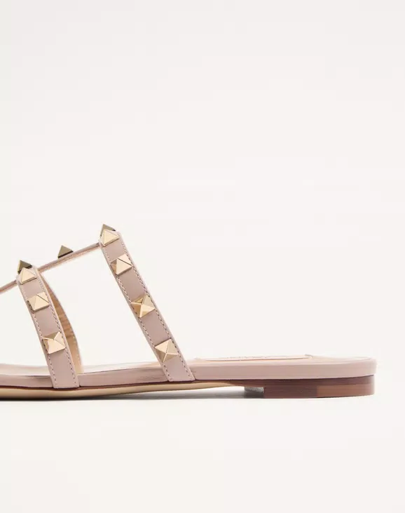 Valentino Rockstud Flat Slide Sandal - Image 2